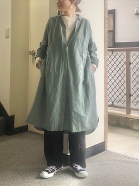 「レースパンツ」｜「アイテム（財布/小物）」を使った、miyuさん（レディース・157cm）の春コーディネート