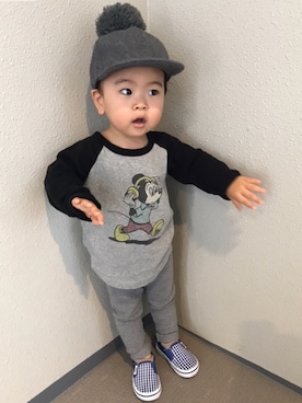 「オシャレパッソ」｜☺︎rimu☺︎さん（キッズ・90cm）の秋コーディネート