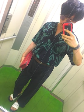 「アイテム（バングル/リストバンド）」を使った、ゆーふぃーさん（メンズ・175cm・20代）の春コーディネート