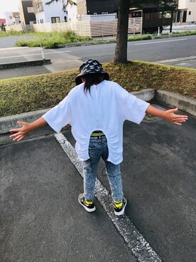 「DC SHOES（ディーシーシューズ）のアイテム（シューズ）」を使った、fashion showさん（キッズ・132cm）の夏コーディネート