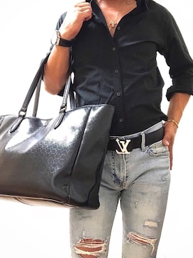 「DAMIANI（ダミアーニ）のアイテム」を使った、もこ太郎☆ さん（メンズ・170cm）の夏コーディネート