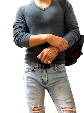 「DAMIANI（ダミアーニ）のアイテム」を使った、もこ太郎☆ さん（メンズ・170cm）の秋コーディネート