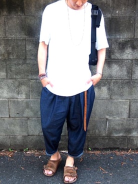 「BEATJIVE（ビートジャイブ）のアイテム」を使った、BEATJIVEさん（メンズ・178cm）の夏コーディネート