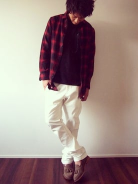 「Beno（ビーノ）のアイテム」を使った、BEATJIVEさん（メンズ・178cm）の夏コーディネート