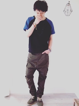「BEATJIVE（ビートジャイブ）のアイテム」を使った、BEATJIVEさん（メンズ・178cm）の夏コーディネート