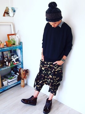 「スエット」｜BEATJIVEさん（メンズ・178cm）の夏コーディネート