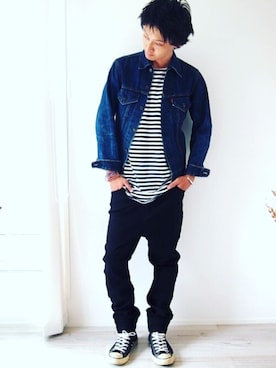 「ジョガーパンツ」｜BEATJIVEさん（メンズ・178cm）の秋コーディネート