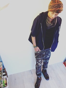 「ジョガーパンツ」｜BEATJIVEさん（メンズ・178cm）の秋コーディネート