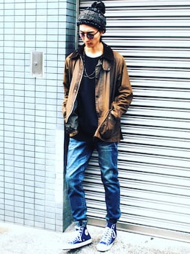 「ジョガーパンツ」｜BEATJIVEさん（メンズ・178cm）の秋コーディネート