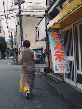 「ナイキエアリフト」｜「アイテム（アクセサリー）」を使った、A K R さん（レディース・163cm）の夏コーディネート