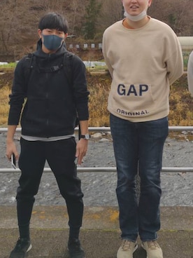 「アイテム（ジャージ）」を使った、Yudaiさん（メンズ・169cm）の冬コーディネート