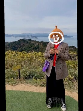 「ZARA（ザラ）のアイテム（テーラードジャケット、ブラウン系）」を使った、2999さん（レディース・159cm）の秋コーディネート