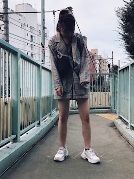 「SpRay PREMIUM（スプレイプレミアム）のアイテム（ジャケット/アウター）」を使った、かめちゃんさん（レディース・154cm）の秋コーディネート