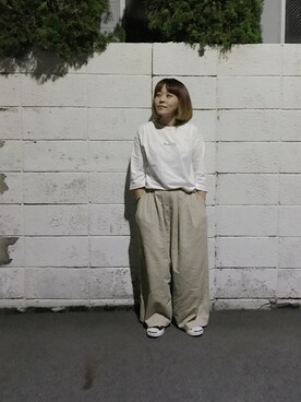 「CONVERSE（コンバース）のCONVERSE コンバース ジャック パーセル / JACK PURCEL（スニーカー）」を使った、osonosanさん（レディース・146cm）の秋コーディネート