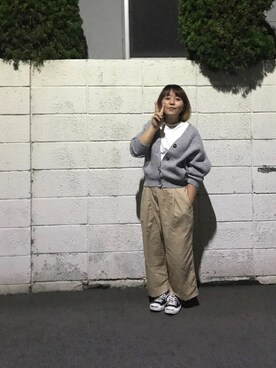 「CONVERSE（コンバース）のCONVERSE コンバース ジャック パーセル / JACK PURCEL（スニーカー）」を使った、osonosanさん（レディース・146cm）の秋コーディネート