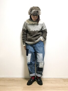 osonosanさん（レディース・146cm）の冬コーディネート