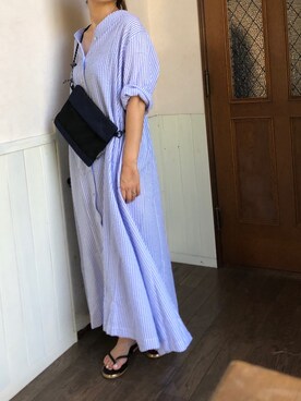 「トングサンダル」｜「アイテム（ビーチサンダル）」を使った、aiaiさん（レディース・160cm）の夏コーディネート