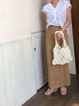 「コックリカラー」｜aiaiさん（レディース・160cm）の夏コーディネート