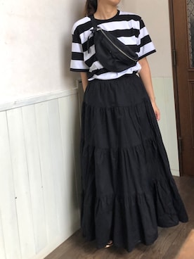 「アラフォーコーデ」｜「アイテム（ビーチサンダル）」を使った、aiaiさん（レディース・160cm）の秋コーディネート