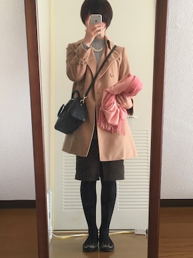 「Divalo（ディバロ）のアイテム」を使った、くり@復活さん（レディース・166cm）の冬コーディネート