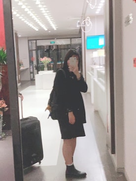 「MONKI（モンキ）のアイテム（シューズ）」を使った、VivianLei_1212さん（レディース・163cm）の冬コーディネート