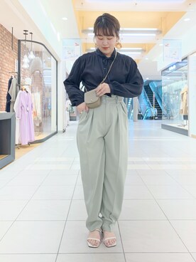 「chiiiibag」｜サトみ。さん（レディース・151cm）の春コーディネート