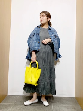 「Wrangler（ラングラー）のアイテム（その他アウター）」を使った、サトみ。さん（レディース・151cm）の冬コーディネート