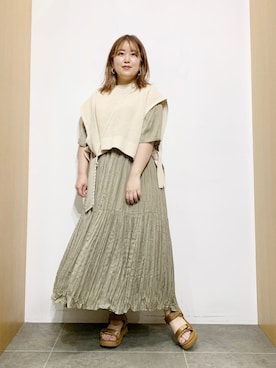 「SHAKA」｜サトみ。さん（レディース・151cm・20代）の春コーディネート
