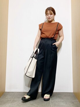 「SHAKA」｜サトみ。さん（レディース・151cm・20代）の春コーディネート