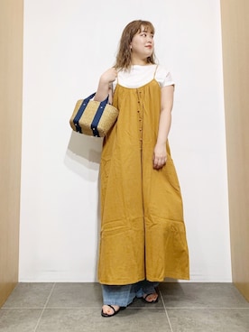 Urban Research アーバンリサーチ のワンピース オレンジ系 を使った人気ファッションコーディネート Wear