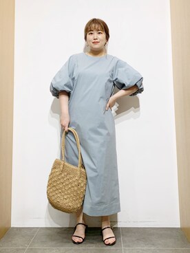 「RODE SKO（ロデスコ）のMARIA タッセルペーパーショルダー（ショルダーバッグ）」を使った、サトみ。さん（レディース・151cm）の春コーディネート