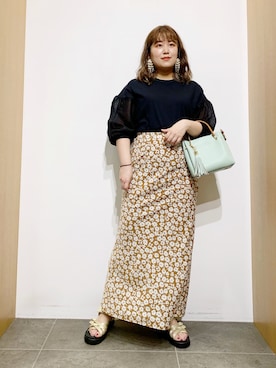 「SHAKA」｜サトみ。さん（レディース・151cm・20代）の春コーディネート