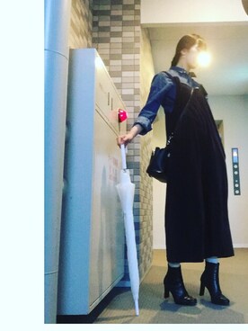 「BEAMS（ビームス）のアイテム（サロペット/オーバーオール）」を使った、sayaka さん（レディース・160cm）の春コーディネート
