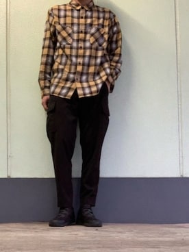 「Reebok（リーボック）のアイテム（スリッポン）」を使った、IT(ｲｯﾄ)さん（メンズ・172cm）の冬コーディネート