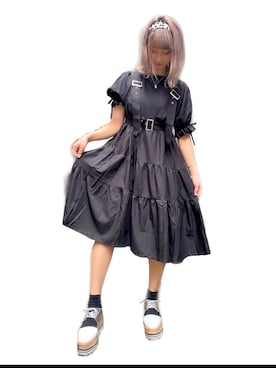 「WEGO（ウィゴー）のWEGO/ワイドカチューシャ（カチューシャ）」を使った、CHISATOさん（レディース・156cm）の夏コーディネート