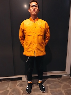 「Gosha Rubchinskiy（ゴーシャラブチンスキー）のアイテム（シューズ）」を使った、xanaduuuさん（メンズ・173cm）の春コーディネート
