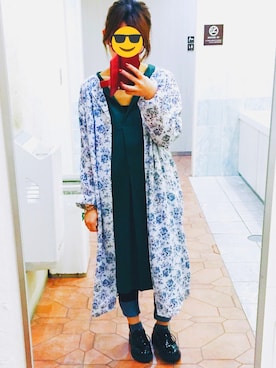 「アイテム（シャツワンピース）」を使った、♡さん（レディース・153cm・20代）の冬コーディネート