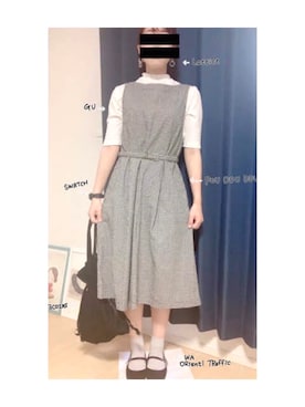 ぽっちゃんさん（レディース・155cm）の夏コーディネート