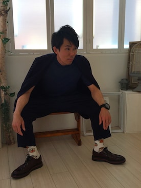 「mercibeaucoup,（メルシーボークー）のアイテム（テーラードジャケット）」を使った、Ｄ＠ｉさん（メンズ・169cm）の春コーディネート