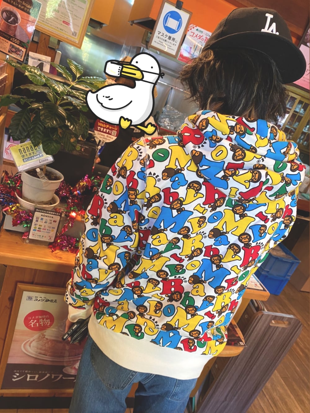 Ape milo パーカー M A BATHING APE 'CAMO MILO SHARK FULL ZIP HOODIE'シャーク