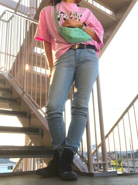 ディズニー ラブ ミニー マウス コレクション バイ アンブッシュ Ut グラフィックtシャツ 半袖 を使った人気ファッションコーディネート Wear