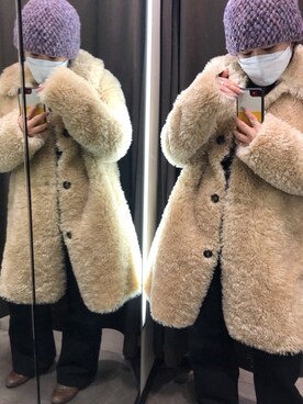 「working style」｜「アイテム（チェスターコート）」を使った、Hyenaさん（レディース・152cm）の冬コーディネート