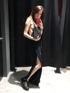 「hot」｜Ruby Tsaiさん（レディース・166cm・20代）の夏コーディネート