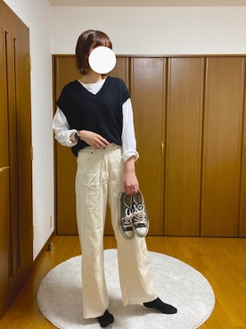 「CONVERSE（コンバース）のconverse（コンバース） ALL STAR OX（オールスターOX）（スニーカー）」を使った、きりんさん（レディース・170cm）の春コーディネート