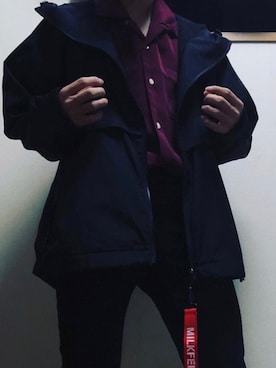 「MILKFED.（ミルクフェド）のアイテム（ジャケット/アウター）」を使った、あつよーさん（メンズ・163cm）の冬コーディネート