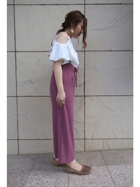 「Launa lea（ラウナレア）のアイテム」を使った、Launaleaさん（レディース・160cm）の秋コーディネート