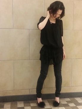 「Launa lea（ラウナレア）のアイテム」を使った、Launaleaさん（レディース・160cm）の秋コーディネート