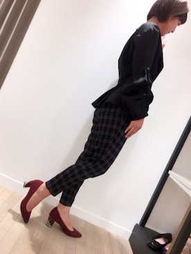 「Launa lea（ラウナレア）のアイテム」を使った、Launaleaさん（レディース・155cm）の秋コーディネート