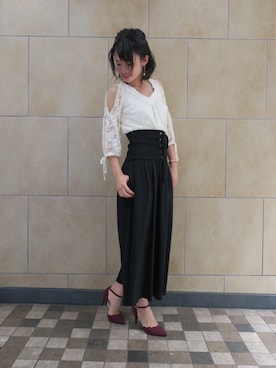 「Launa lea（ラウナレア）のアイテム」を使った、Launaleaさん（レディース・165cm）の秋コーディネート