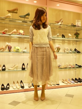 「Launa lea（ラウナレア）のアイテム（パンプス）」を使った、Launaleaさん（レディース・160cm）の春コーディネート